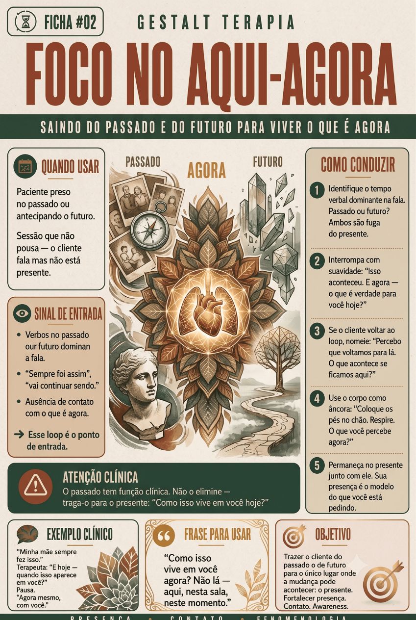Exemplo de ficha técnica 4 do material Gestalt Clínico Aplicado